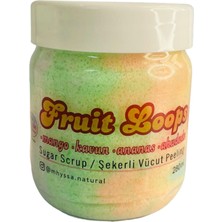 Mhyssa Natural Fruit Loops Arındırıcı Şekerli Vücut Peelingi/ Natural Sugar Body Scrub 200 ml