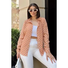 New Laviva Somon Klasik Yaka, Uzun Kol, Digital Baskılı Kumaş, Regular Kalıp/kesim, Gömlek