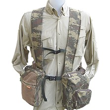 Horizon Av 23 Askılı File Camel + Puzzle Kamuflaj - Av Yeleği-0146