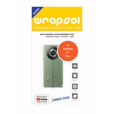 Wrapsol Realme 11 Pro Mat Arka ve Yan Kaplama Tam Kapatan Poliüretan Film