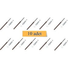 Almital 10 ADET 9 mm x 90 mm Uçan Raf Tutucu