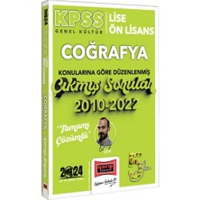 Yargı Yayınevi 2024 KPSS Lise Ön Lisans Genel Kültür  Coğrafya Konularına Göre Düzenlenmiş 2010-2022 Tamamı Çözümlü Çıkmış Sorular