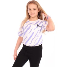 Toontoy Kız Çocuk Komple Baskılı Tişört