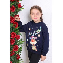 Toontoy Unisex Çocuk Baskılı Sweatshirt