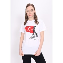 Toontoy Unisex Atatürk Baskılı Tişört