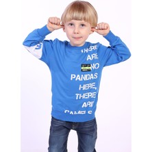 Toontoy Erkek Çocuk Ön ve Kol Baskılı Sweatshirt