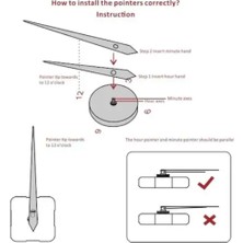 Diy Clock Büyük Boy 3D Dekoratif Duvar Saati