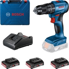 Bosch Gsb 185-LI Professional 18 Volt 3x2.0 Ah Darbeli Delme/vidalama Makinesi