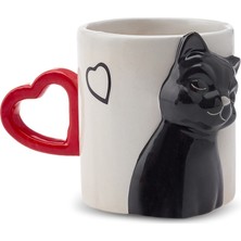 Karaca Love Cat 2'li Kupa 310 ml