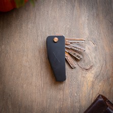Minimal X Design Deri Anahtarlık V Model Kolay Kullanım Eşsiz Tasarım