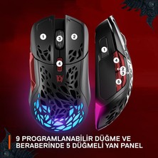 Steelseries Aerox 5 Wireless Diablo Iv Edition Mouse