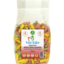 Vie Life Düşük Proteinli Sebzeli Boru Makarna 250  gr