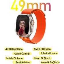 Seyu Watch Watch Ultra Hello 3 Plus Amoled Akıllı Saat Iphone & Android Tüm Telefonlara Uyumlu