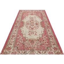Sempati Halı Eskitme vintage El Dokuma Halı 156 x 253 cm F1014