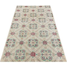 Sempati Halı Yün El Dokuma Eskitme Halısı 114 x 196 cm F1058