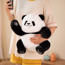 Hainan Shenda 30CM Sevimli Panda Peluş Oyuncak - Siyah / Beyaz (Yurt Dışından)