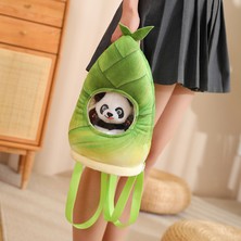 Hainan Shenda 35CM Panda Peluş Oyuncak - Yeşil (Yurt Dışından)