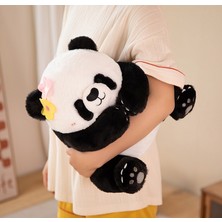 Hainan Shenda 30CM Sevimli Panda Peluş Oyuncak - Siyah / Beyaz (Yurt Dışından)