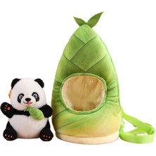 Hainan Shenda 35CM Panda Peluş Oyuncak - Yeşil (Yurt Dışından)