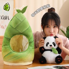 Hainan Shenda 35CM Panda Peluş Oyuncak - Yeşil (Yurt Dışından)