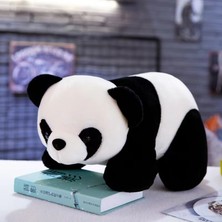 Hainan Shenda 20CM Sevimli Panda Peluş Oyuncak - Siyah / Beyaz (Yurt Dışından)