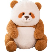 Hainan Shenda 30CM Sevimli Panda Peluş Oyuncak - Turuncu (Yurt Dışından)