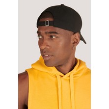 Zinde LIFE P-005672-ERKEK Kapüşonlu Kolsuz Rahat Kesim Sıfır Kol Pamuklu Casual Spor T-Shirt - Tişört-Hardal