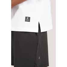 Zinde LIFE P-005654-ERKEK 100% Pamuklu Oversize  Kısa Kol T-Shirt-Beyaz