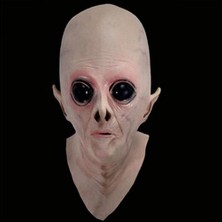 Xhang Cadılar Bayramı Ürpertici Lateks Ufo Alien Tam Kafa Maskesi (Yurt Dışından)