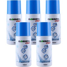 Clordetil Soğutucu Sprey 150 ml (5 Adet)