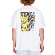 Volcom Beyaz Erkek Bisiklet Yaka T-Shirt A4312306_VOLCOM Balister Lse Wht Ti
