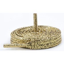 Airyfoot Parlak Sim Altın (Gold) Renkli Parlak Ayakkabı Bağcığı 120 Cm 