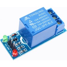 Wozlo Tek Kanallı 5V Röle Modülü Tekli Röle Kartı 1 Kanal Arduino Relay