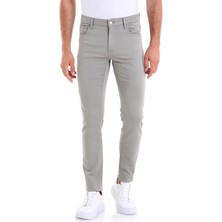 Saykı Kaya Slim Fit Düz Pamuklu 5 Cep Kanvas Pantolon