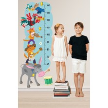 Echo Home Bremen Mızıkacıları Boy Ölçer Sticker Çocuk Bebek Odası Boy Ölçüm Cetveli