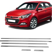 BTM Otomotiv Hyundai I20 2014 Sonrası Cam Çıtası 6 Prç. P.çelik