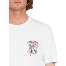 Volcom Beyaz Erkek Bisiklet Yaka T-Shirt A3512319_VOLCOM Connected Minds Bsc