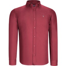 Dewberry İkili Set G725  Erkek Gömlek-Lacivert- Bordo