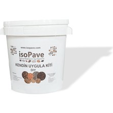 Isopave Taş Halı - Doğal Renk Kendin Uygula Kiti 20 Kg Stone Carpet