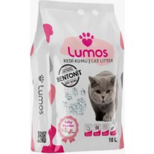 Lumos Bebek Pudralı Kedi Kumu 10 L