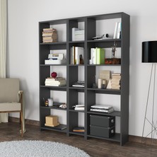 Bimossa Robin Üçlü Kitaplık 126 cm