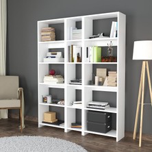 Bimossa Robin Üçlü Kitaplık 126 cm