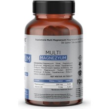 Suplamore Magnezyum Bisglisinat+Sitrat+Malat + P5P 60 Tablet