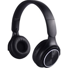Case 4U M6 Pro Ayarlanabilir ve Katlanabilir Kulak Üstü Bluetooth Kulaklık - 5 Saat Kullanım Süresi Siyah