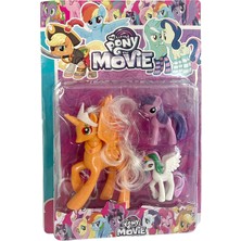 Pony At Oyuncak Set Little Pony 3lü  Figür Turuncu