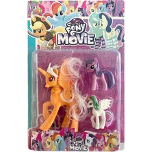 Pony At Oyuncak Set Little Pony 3lü  Figür Turuncu