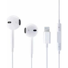 HEPTEKİLETİŞİM Iphone Girişli Kablolu Kulaklık Güçlü Bass ve Hi-Fi Kaliteli Ses (Tak Çalıştır Lightning Kulaklık)