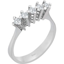 Sirius Pırlanta E Renk 0,31 Karat Pırlanta 5 Taş Yüzük 0423R0110