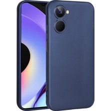 noktaks - Realme 10 4G - Kılıf Mat Soft Premier Silikon Kapak - Lacivert