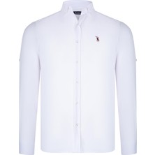 Dewberry Ikili Set G674 Dewberry Erkek Gömlek Beyaz Bej